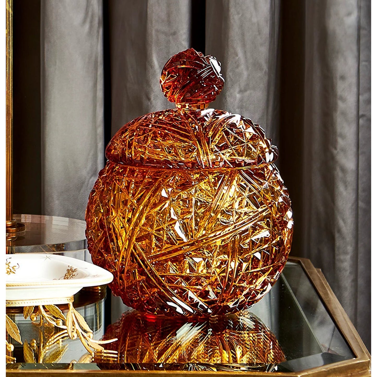 004 SI-2015871 | Lifestyle | Potion Candy Dish by Maitland-Smith. Made from unique in a traditional style.