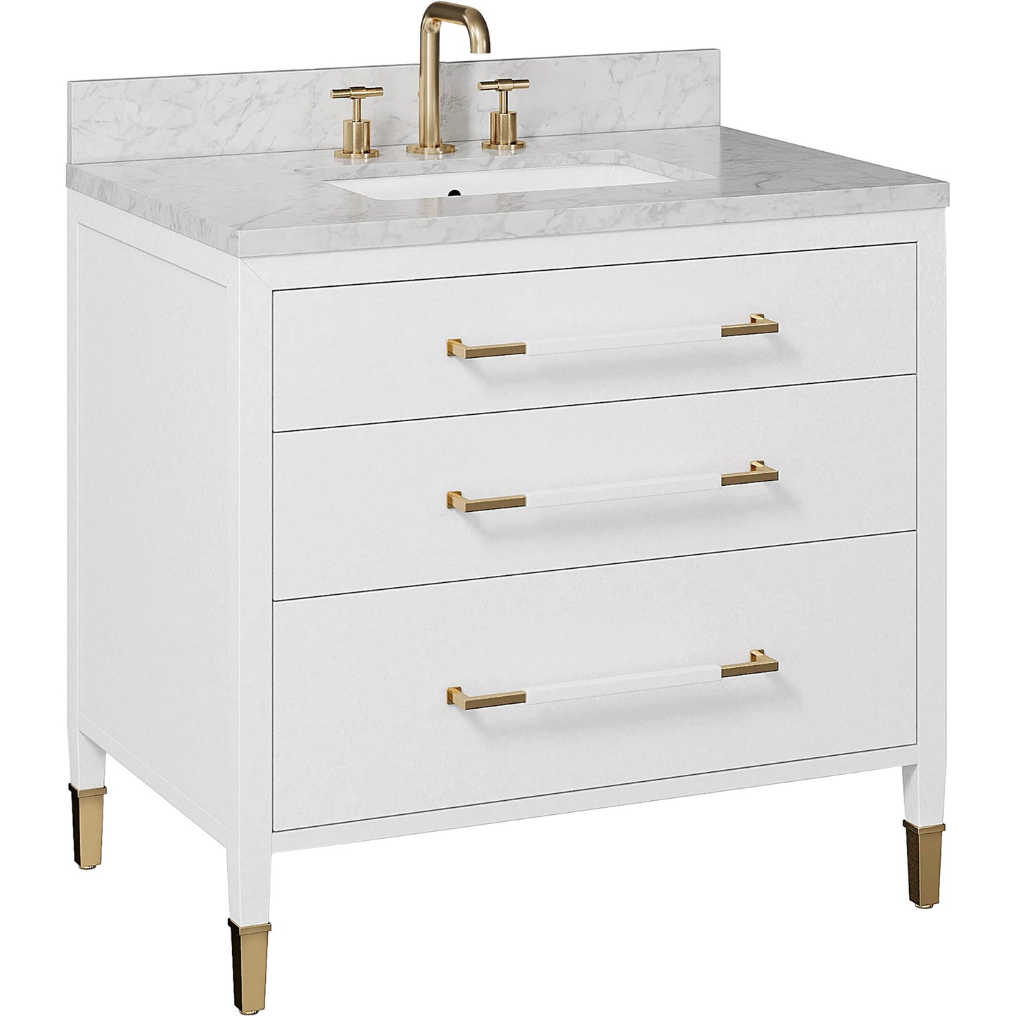 002 SI-2257279 | Primary Silo | Verona 36" Vanity with Undermount Sink by Currey and Company. Made from unique in a modern style.