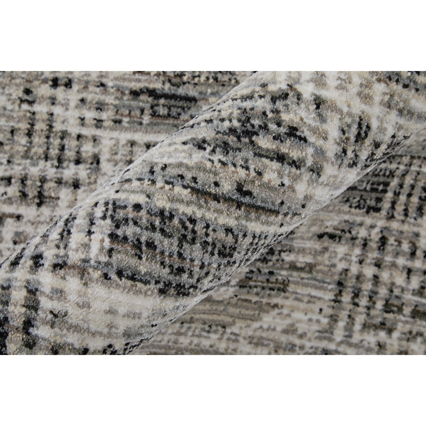 004 SI-2158946,SI-2158947,SI-2158948,SI-2158949,SI-2158950,SI-2259756 | Closeup | Sonora Rug - SNR39NYF by Feizy in gray, ivory. Made from polypropylene, polyester, viscose in a unique style.