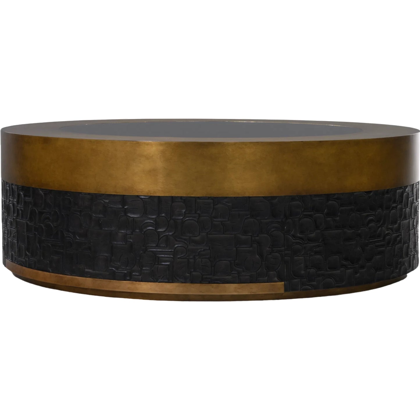 001 SI-2239026 | Primary Silo | Alma Cocktail Table by Maitland-Smith in black, antique brass. Made from unique in a unique style.