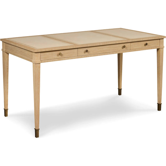 Sonnet Desk by Maitland-Smith in light cerused oak. Made from unique in a transitional style.