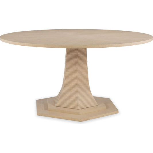 Poppy Dining Table by Maitland-Smith in cerused oak. Made from unique in a transitional style.