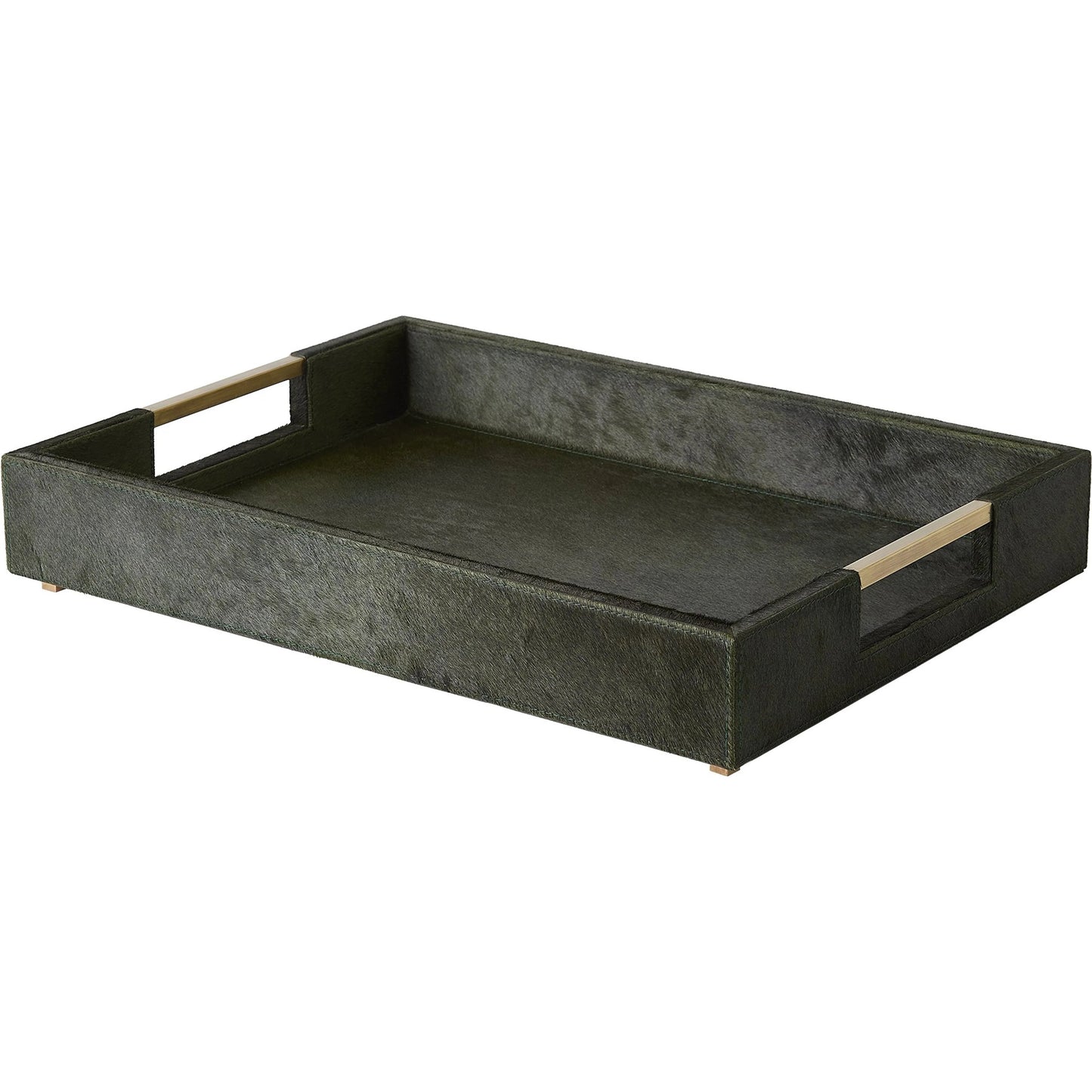 007 SI-2324182 | Additional Silo | Posh Tray by Global Views in green and brass. Made from unique in a unique style.