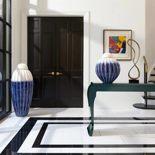 Abstract Loop Sculpture by Global Views in brass. Made from unique in a modern style.