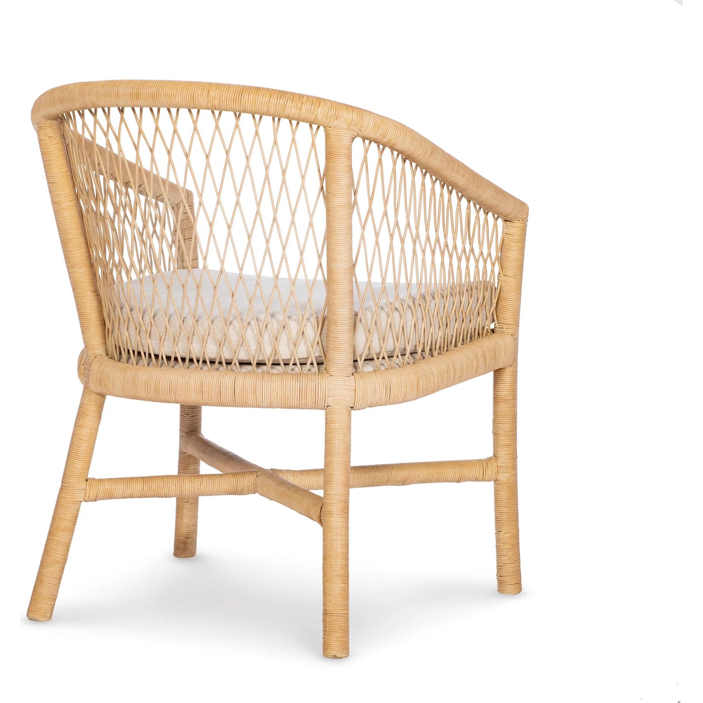 002 SI-2293545 | Additional Silo | Collins Dining Chair by Maitland-Smith in oatmeal. Made from unique in a rustic style.