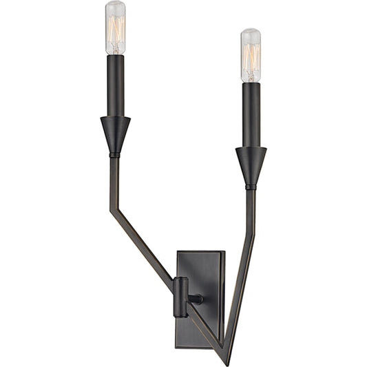 Archie Wall Sconce by Hudson Valley. Made from brass in a modern style.
