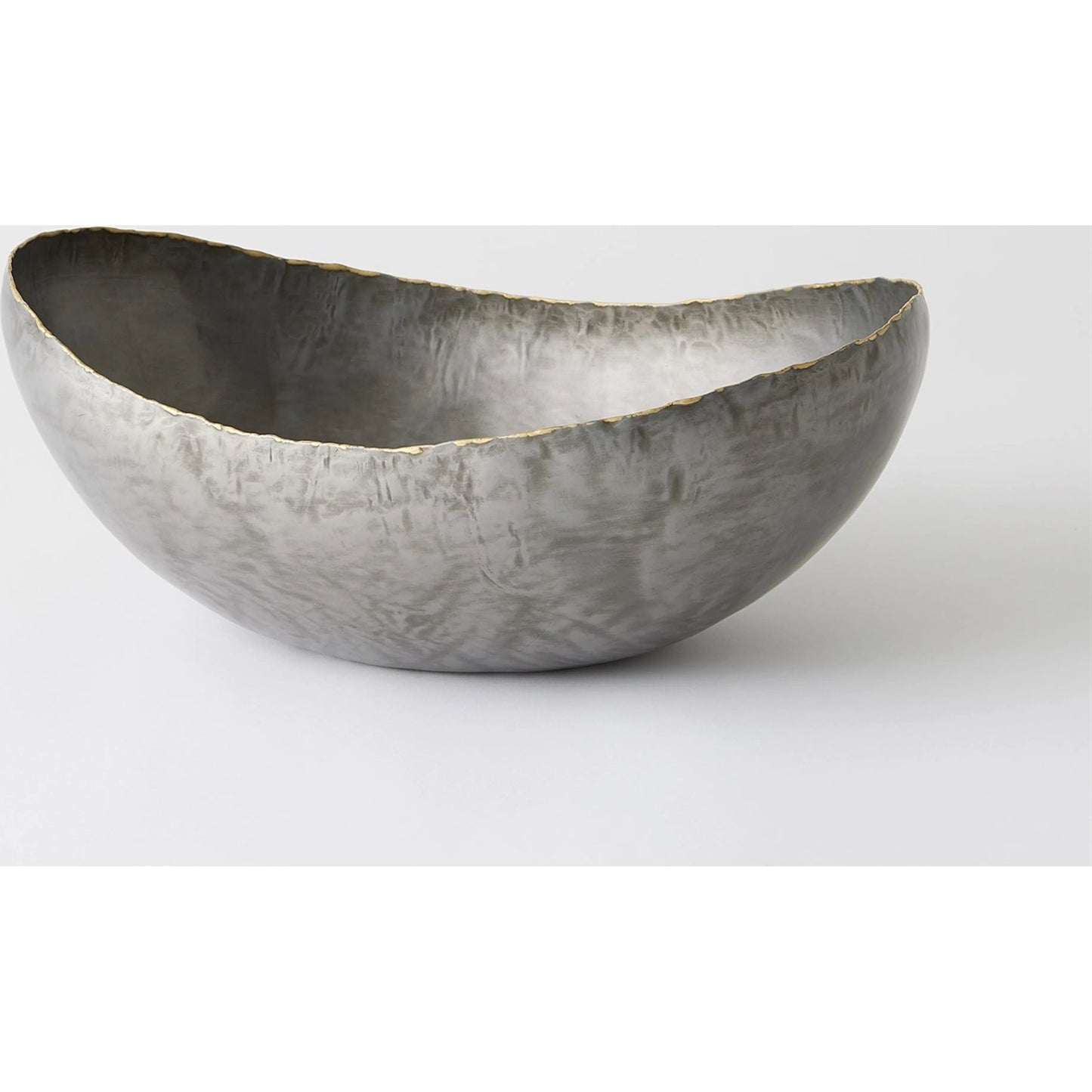 010 SR-701520,SR-701521 | Unknown | Laforge Oval Bowl by Global Views in natural iron. Made from iron in a eclectic & global style.