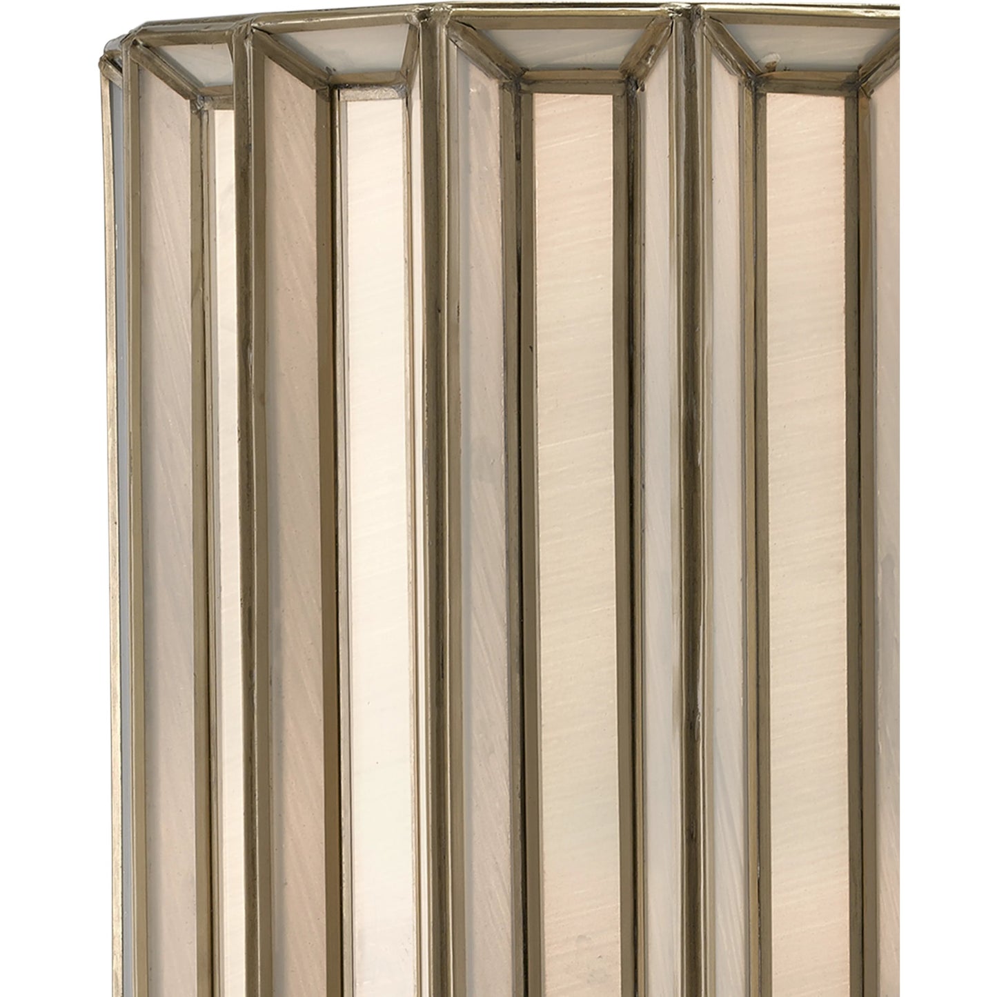 005 SR-890091 | Closeup | Daze Wall Sconce by Currey and Company in antique brass, white. Made from iron, milk glass in a transitional style.