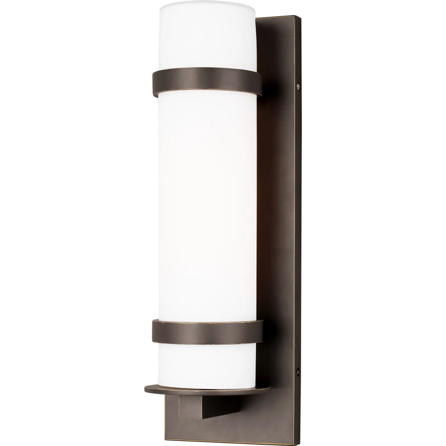 005 SI-2241632 | Primary Silo | Alban Medium Round One Light Outdoor Wall Lantern by Visual Comfort & Co.. Made from aluminum in a modern style.