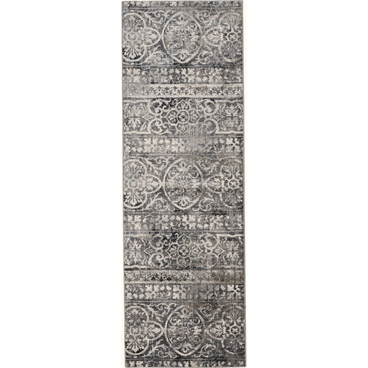 Kano Contemporary Rug - 3872F by Feizy in gray, taupe. Made from polypropylene, polyester in a unique style.