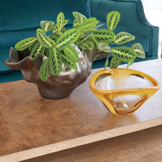 Enigma Bowl by Global Views. Made from art glass in a eclectic & global style.