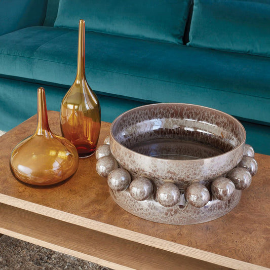 Pinnacle Bottle by Global Views. Made from art glass in a eclectic & global style.