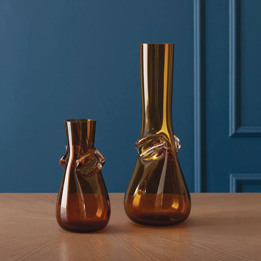 Knot Vase by Global Views. Made from soda lime glass in a eclectic & global style.
