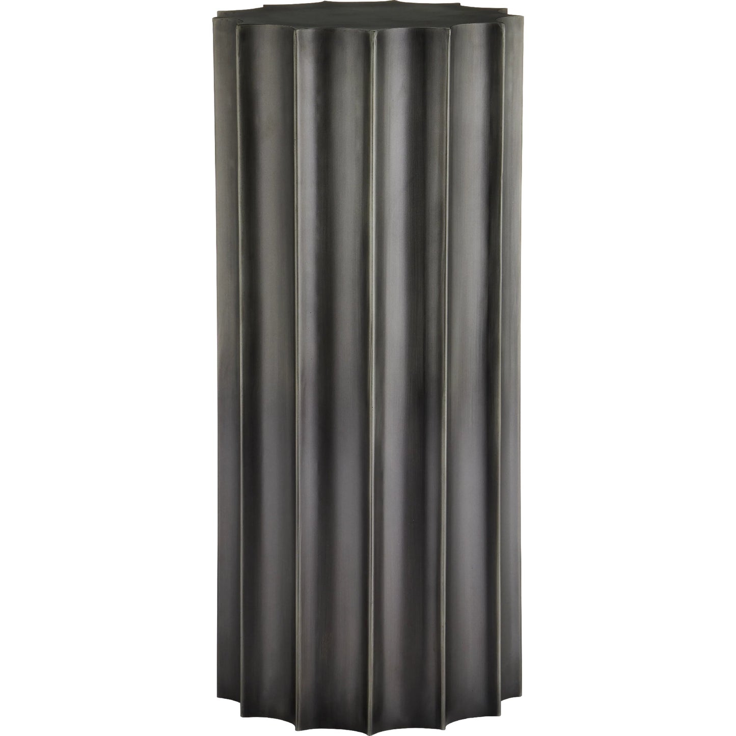 001 SI-2191756 | Primary Silo | Kanti Accent Table by Currey and Company in graphite. Made from iron in a modern style.