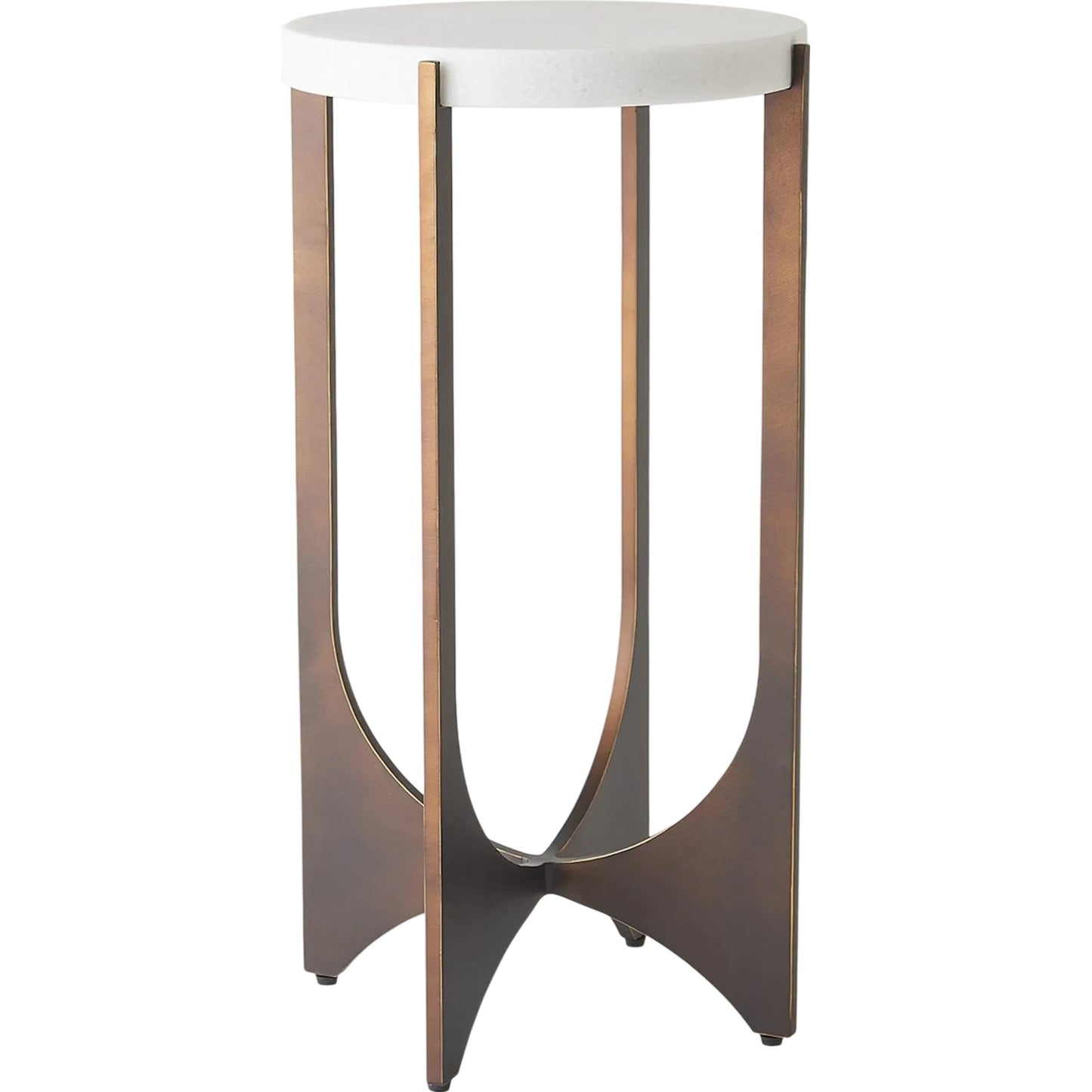 001 SI-2324547 | Primary Silo | Tempest Table by Global Views in bronze and marble. Made from unique in a unique style.
