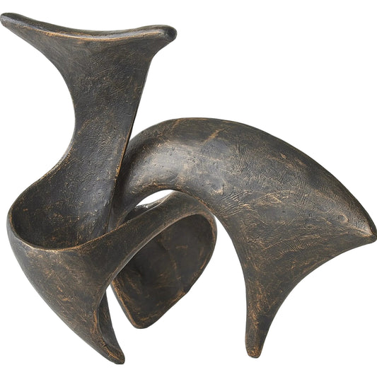 Strombus Sculpture by Global Views in bronze. Made from unique in a modern style.