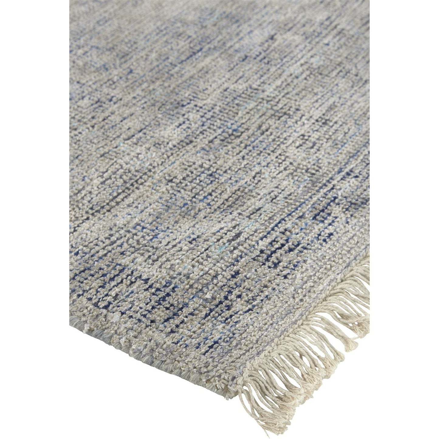 012 SI-1753693,SI-1753696 | Closeup | Caldwell Transitional Rug - 8108F by Feizy in gray, blue, ivory. Made from wool, viscose in a unique style.