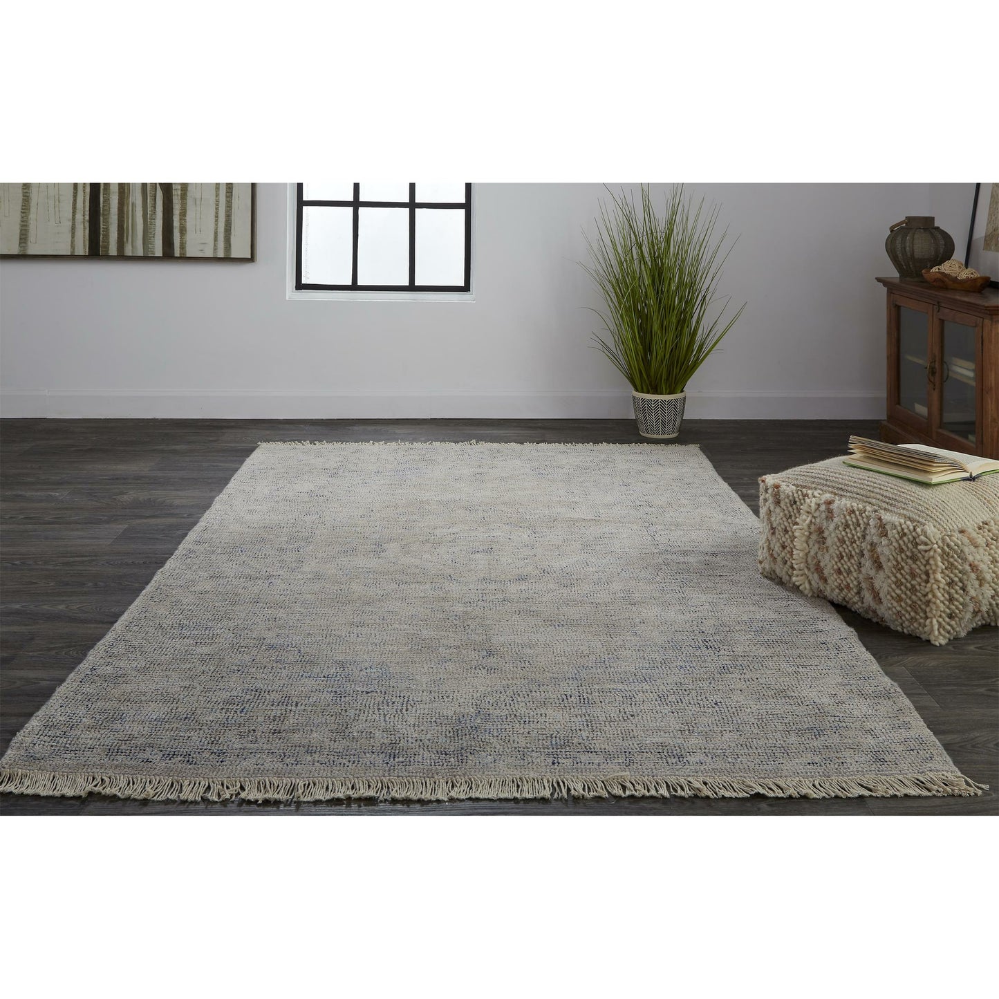 026 SI-1753693,SI-1753696 | Lifestyle | Caldwell Transitional Rug - 8108F by Feizy in gray, blue, ivory. Made from wool, viscose in a unique style.