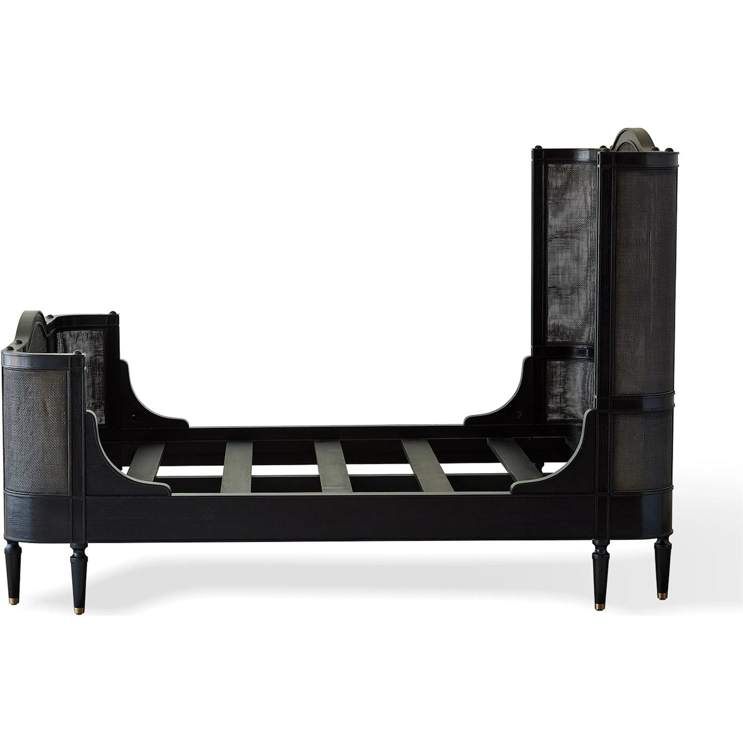 012 SI-2323832,SI-2323833 | Unknown | Josephine King Bed by Global Views in blackened oak. Made from unique in a unique style.