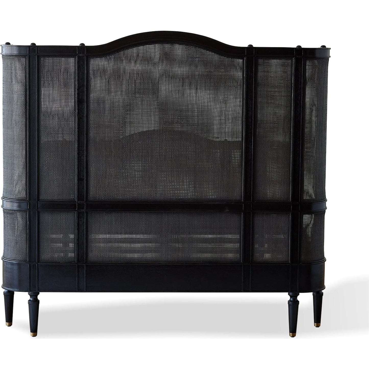 014 SI-2323832,SI-2323833 | Unknown | Josephine King Bed by Global Views in blackened oak. Made from unique in a unique style.