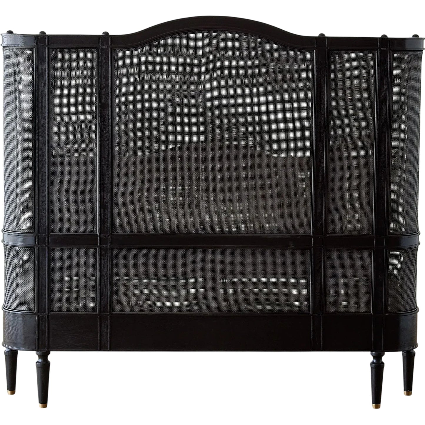 003 SI-2323832,SI-2323833 | Primary Silo | Josephine King Bed by Global Views in blackened oak. Made from unique in a unique style.