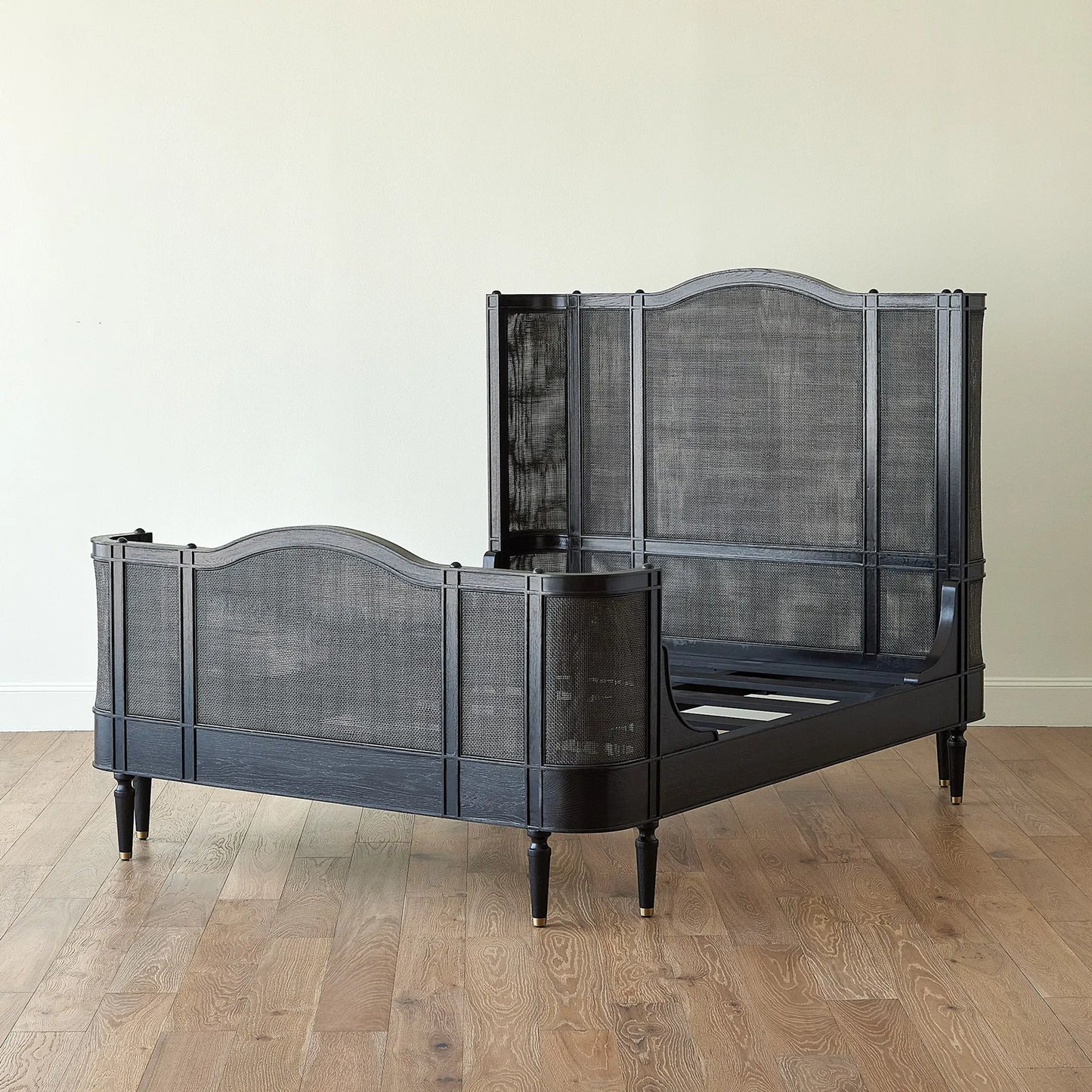 019 SI-2323832,SI-2323833 | Additional Silo | Josephine King Bed by Global Views in blackened oak. Made from unique in a unique style.