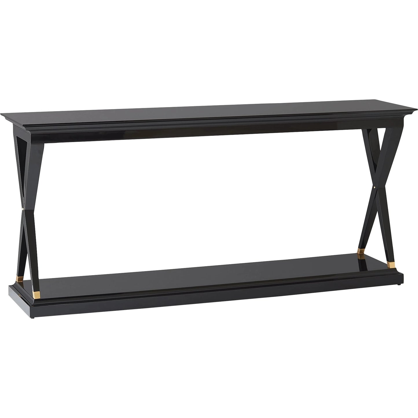 001 SI-2445489 | Primary Silo | X-Console by Global Views in black. Made from mahogany wood in a modern style.