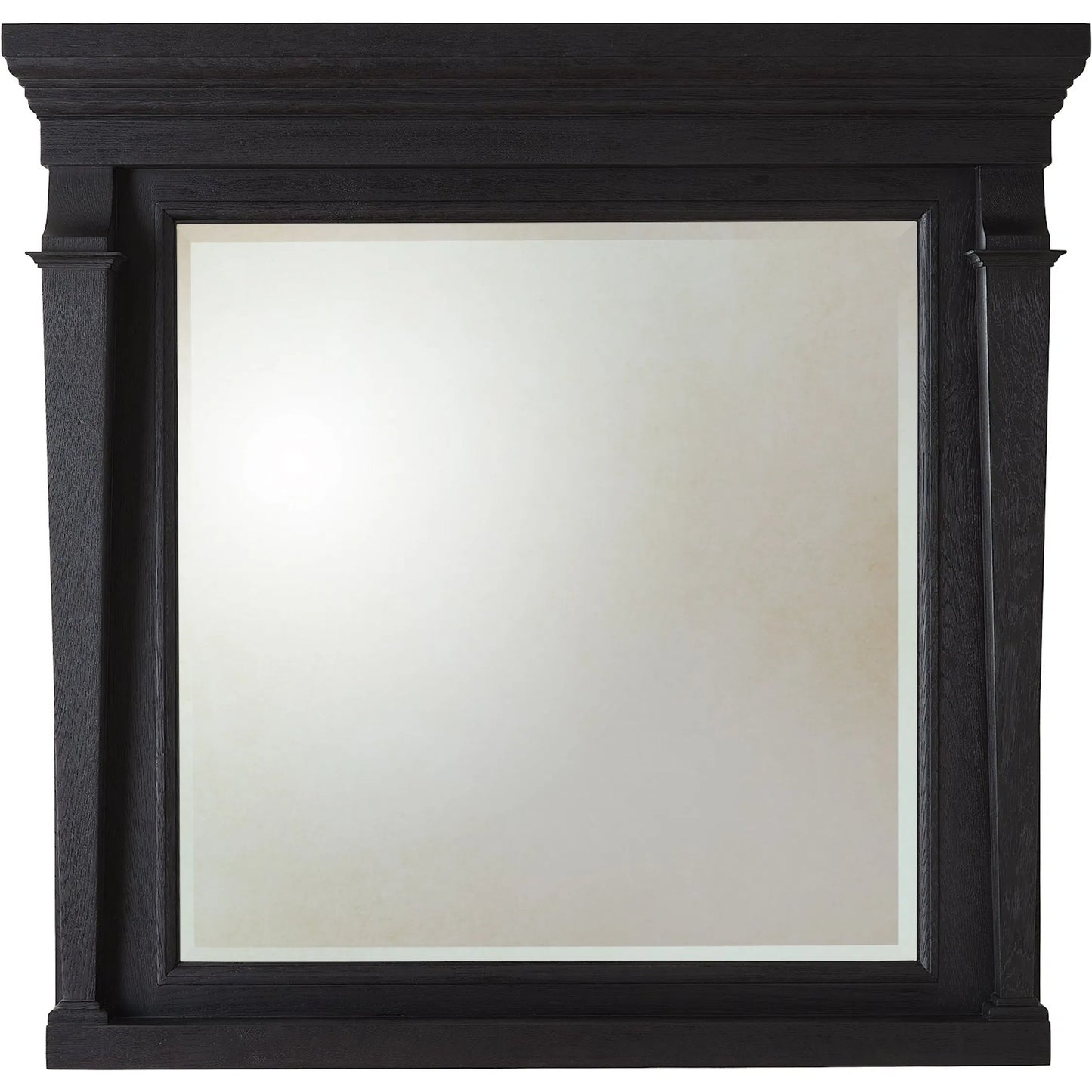 004 SI-2323839 | Additional Silo | Josephine Mirror by Global Views in black and blackened oak. Made from unique in a unique style.