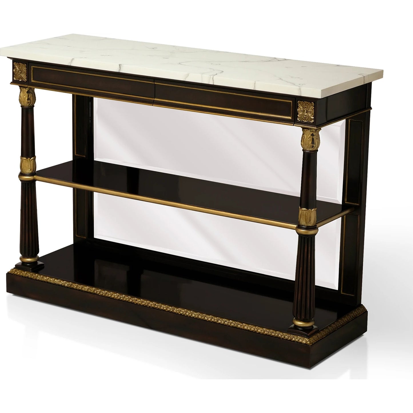 001 SI-2016040 | Additional Silo | Eclipse Console Table by Maitland-Smith. Made from unique in a transitional style.