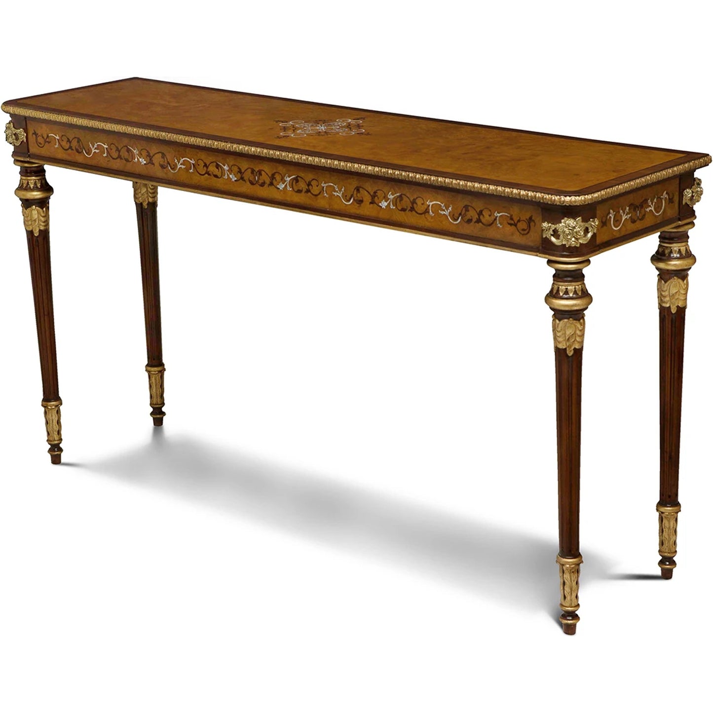 001 SI-2016043 | Primary Silo | Finneas Console Table by Maitland-Smith. Made from unique in a traditional style.