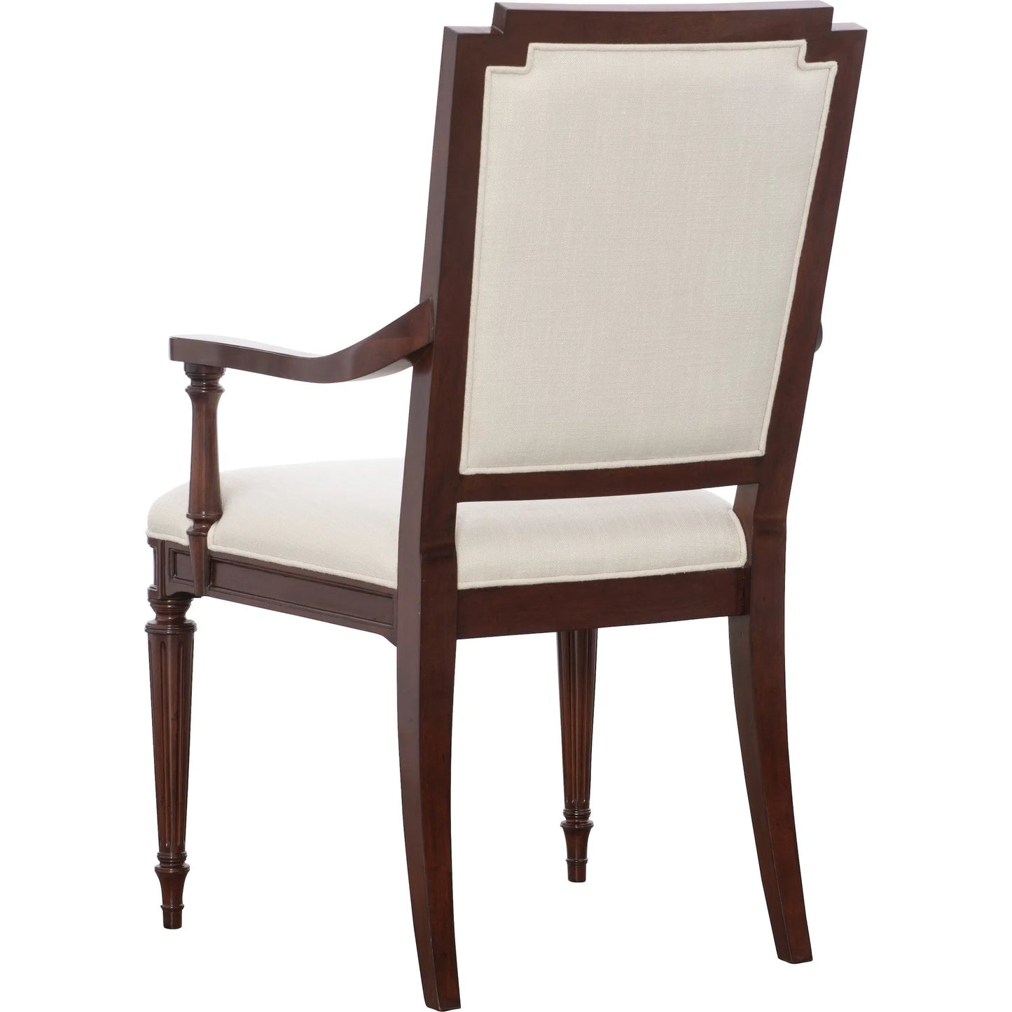 003 SI-2239050 | Additional Silo | Evan Arm Chair by Maitland-Smith in ivory and mahogany. Made from unique in a unique style.