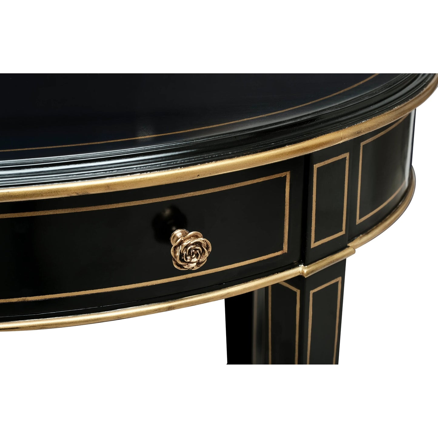 004 SI-2016114 | Closeup | Equinox Oval Side Table by Maitland-Smith. Made from unique in a transitional style.