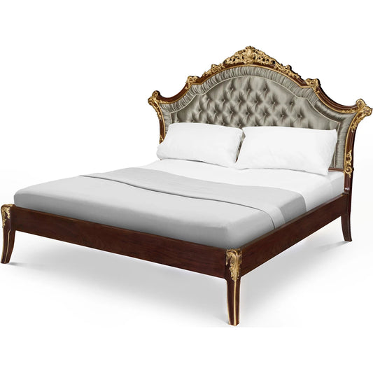 Elliot Upholstered King Bed by Maitland-Smith. Made from unique in a traditional style.
