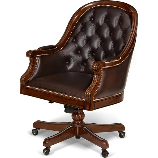 Marcio Desk Chair by Maitland-Smith. Made from unique in a transitional style.