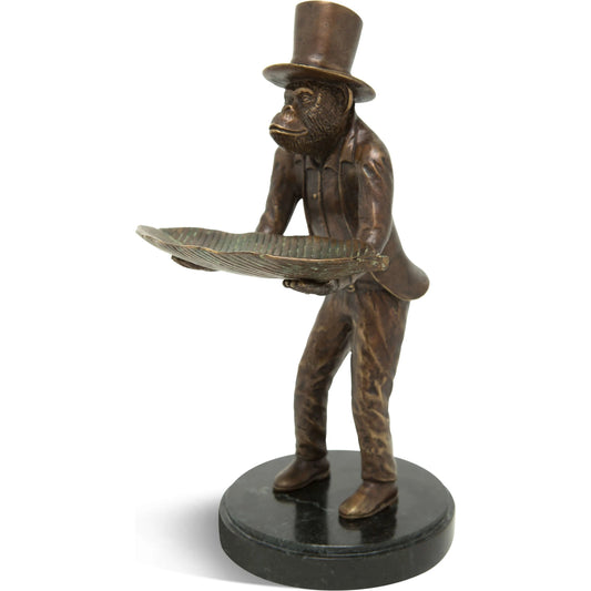 Marvelous Monkey Soap Dish by Maitland-Smith. Made from unique in a traditional style.