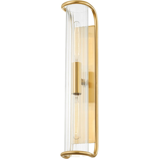 Fillmore 2 Light Wall Sconce by Hudson Valley. Made from steel in a modern style.