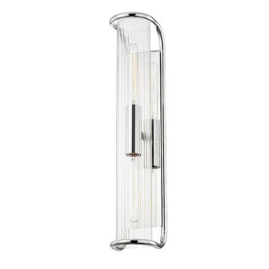 Fillmore 2 Light Wall Sconce by Hudson Valley. Made from steel in a modern style.