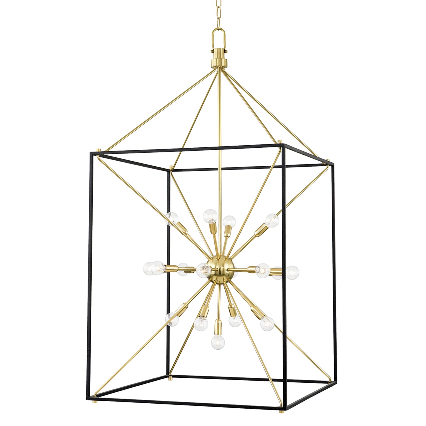 003 SI-2029357 | Additional Silo | Glendale 25 Light Chandelier by Hudson Valley. Made from brass in a modern style.