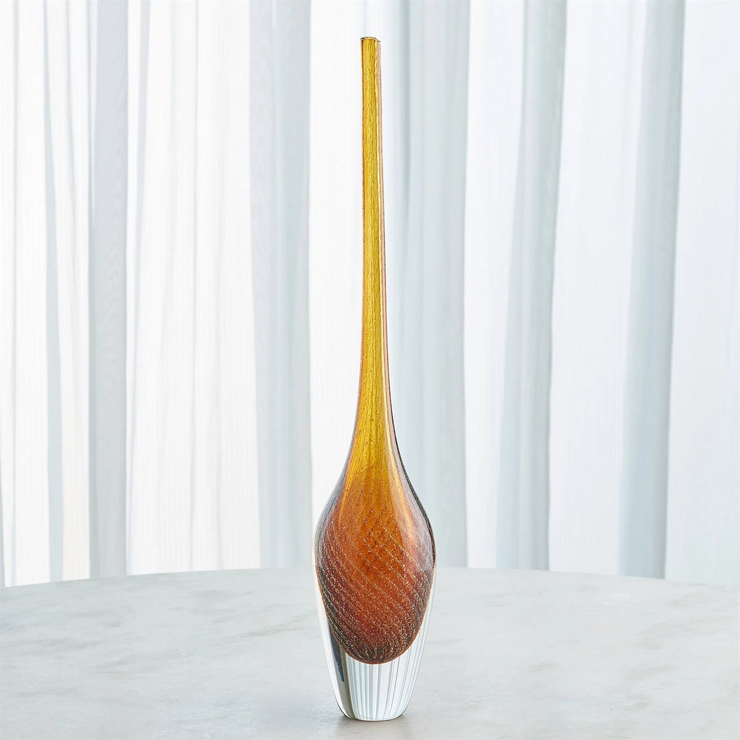 015 SI-2323549 | Lifestyle | Flecked Spire Bottle by Global Views. Made from glass in a eclectic & global style.