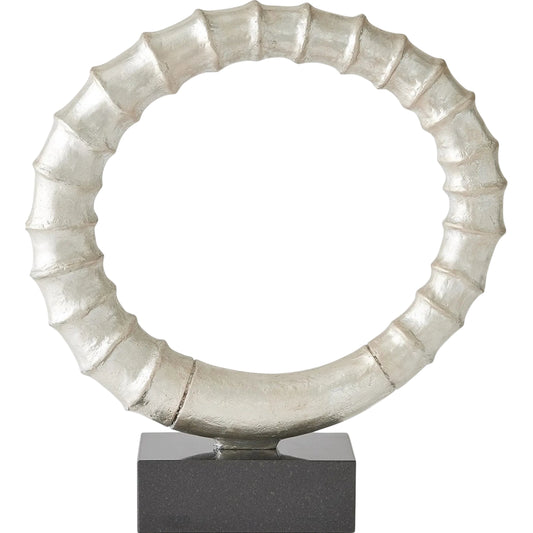 001 SI-2323787 | Primary Silo | Infinity Horn Sculpture by Global Views in marble. Made from unique in a modern style.