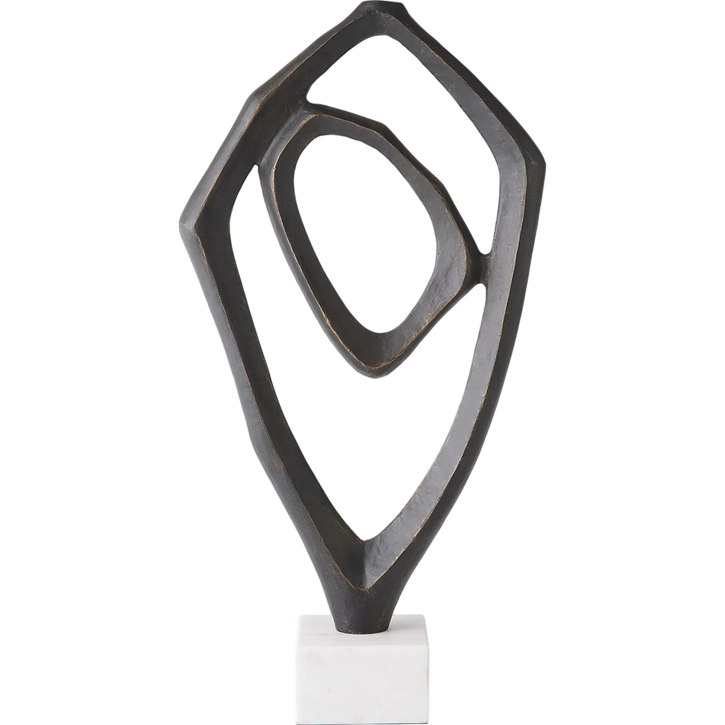 002 SI-2323794 | Primary Silo | Interplay Sculpture by Global Views in marble. Made from unique in a modern style.