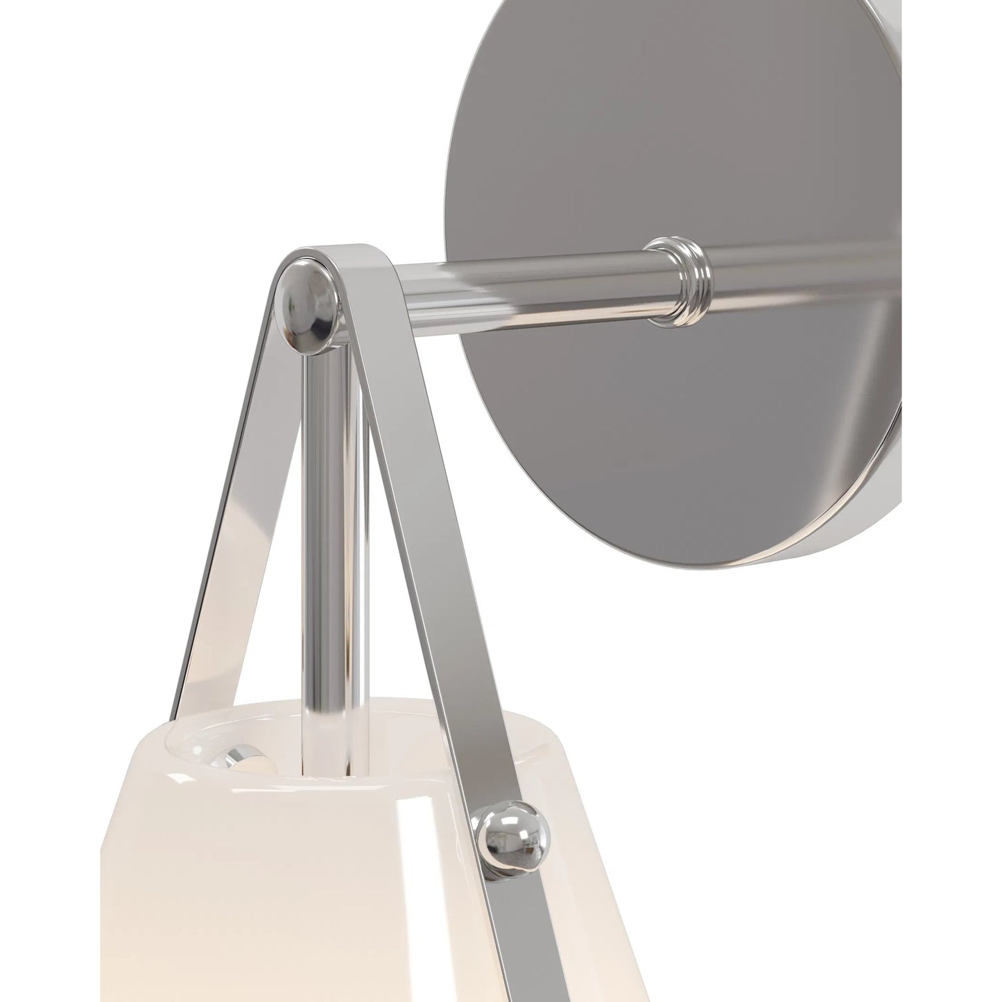 009 SI-2386980 | Closeup | Bronwen Bath Wall Sconce by Currey and Company. Made from glass, metal in a traditional style.