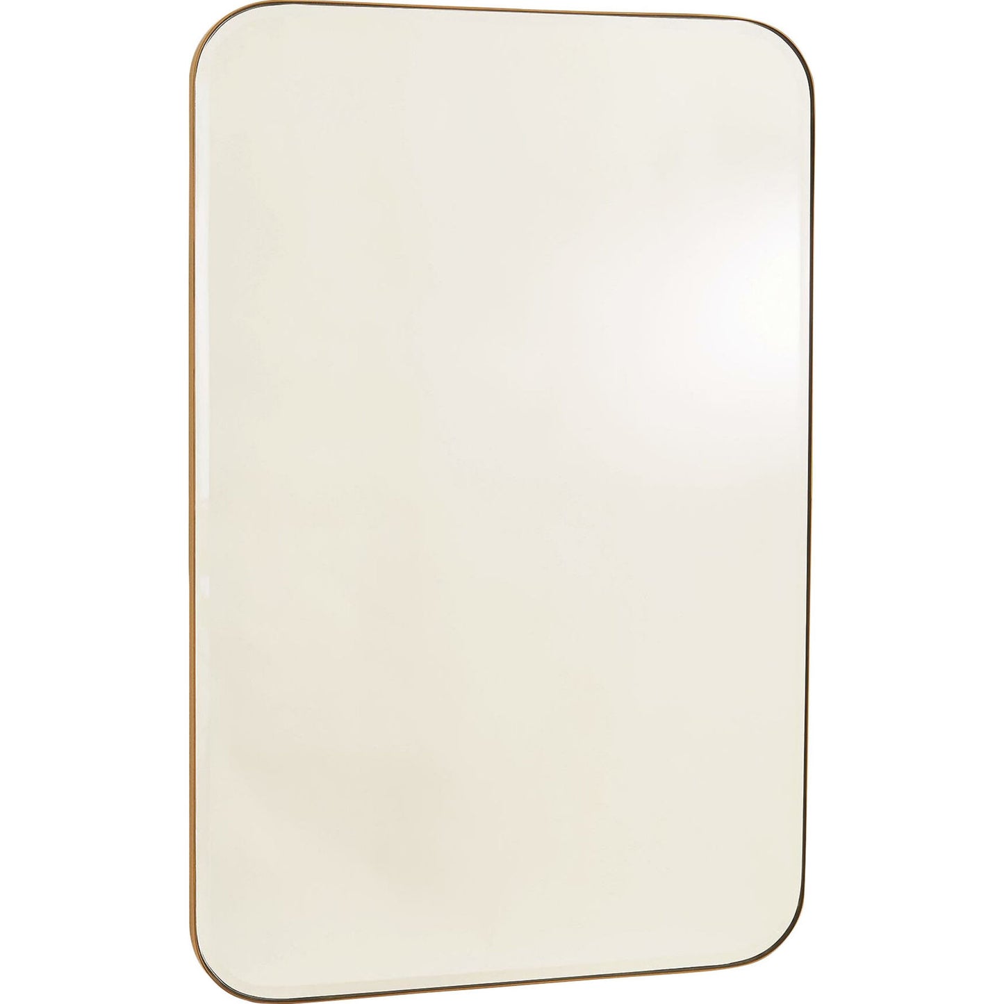 001 SR-827649 | Primary Silo | Banded Mirror by Global Views in brass. Made from stainless steel, glass in a modern style.