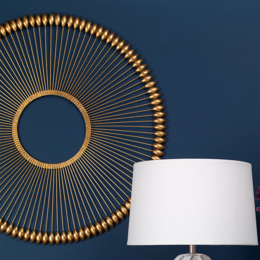 Illume Wall Art by Jamie Young in gold foil. Made from iron in a transitional style.