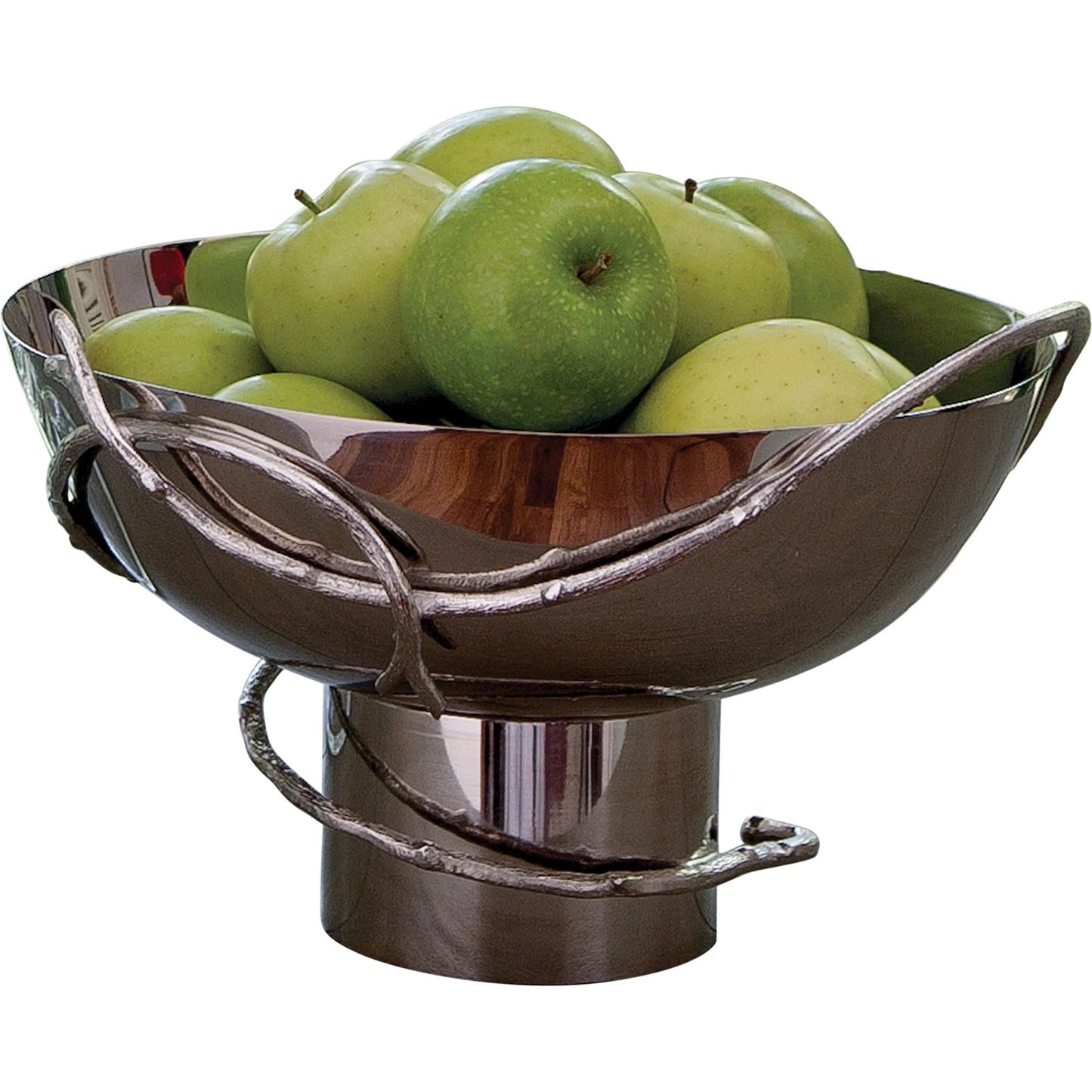 002 SI-2446004 | Additional Silo | Twig Bowl by Global Views in nickel. Made from stainless steel in a modern style.