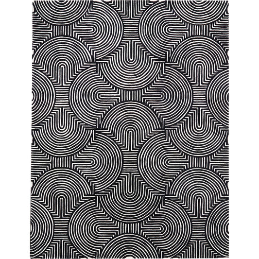 Arches Rug by Global Views. Made from 100% wool with cotton backing in a unique style.