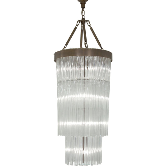 Rain Chandelier by Global Views in brass, gold. Made from unique in a eclectic & global style.
