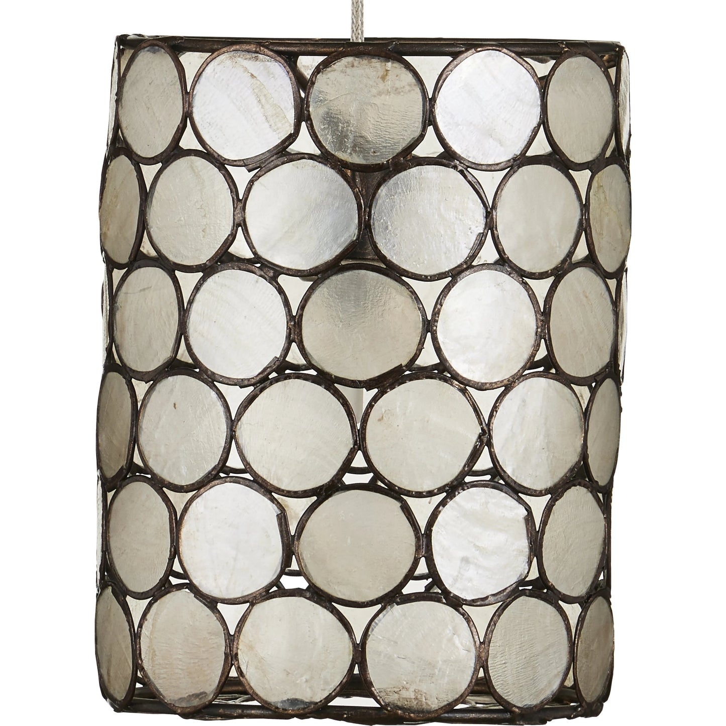 004 SI-1924128 | Additional Silo | Regatta 1-Light Multi-Drop Pendant by Currey and Company in cupertino, silver. Made from cupertino, iron, capiz shell in a modern style.