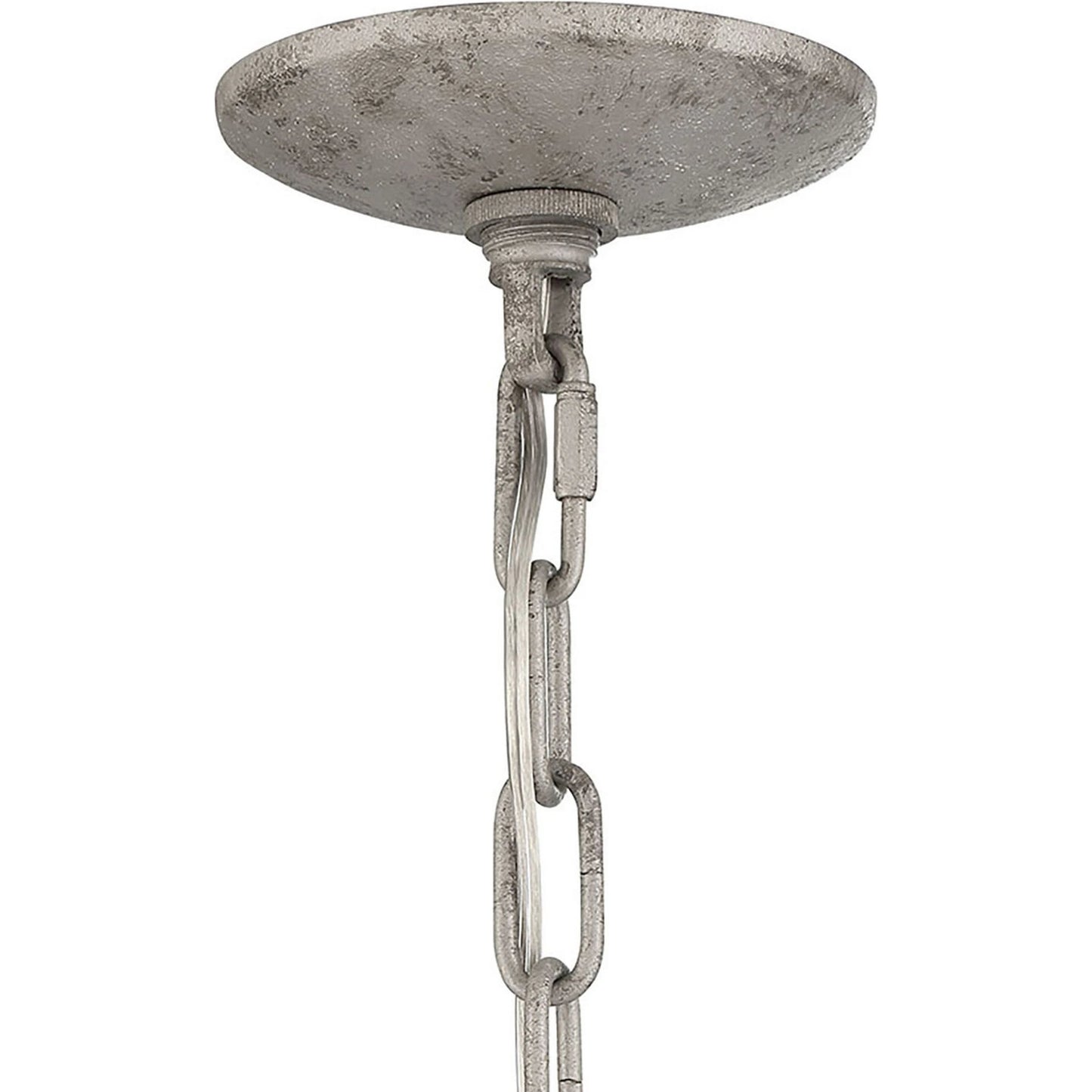 003 SI-1965995 | Additional Silo | Mila Statement Shaded Single-Light Drum Pendant by Lumanity in sanded mercury. Made from iron, fabric in a modern style.