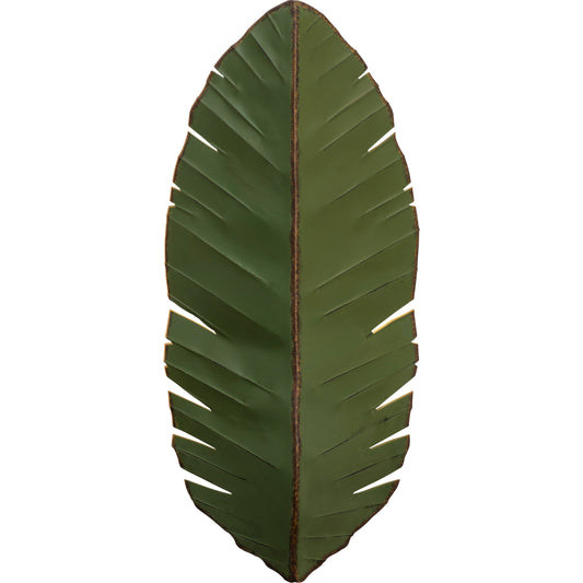 001 SR-818227 | Primary Silo | Tall Sconce by Varaluz in banana leaf. Made from banana leaf, recycled steel in a coastal style.